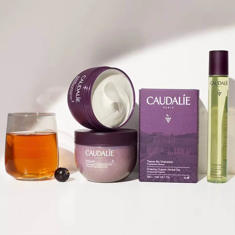 Caudalie Vinosculpt, Скраб для тіла з подрібненого каберне, 250 г: ціни та характеристики