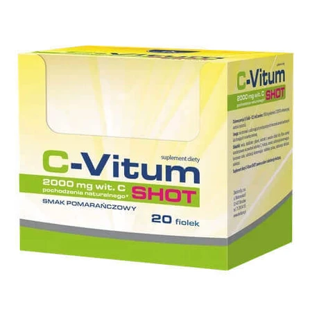 C-Vitum Shot, аромат портокале, 25 мл х 20 флаконів: ціни та характеристики