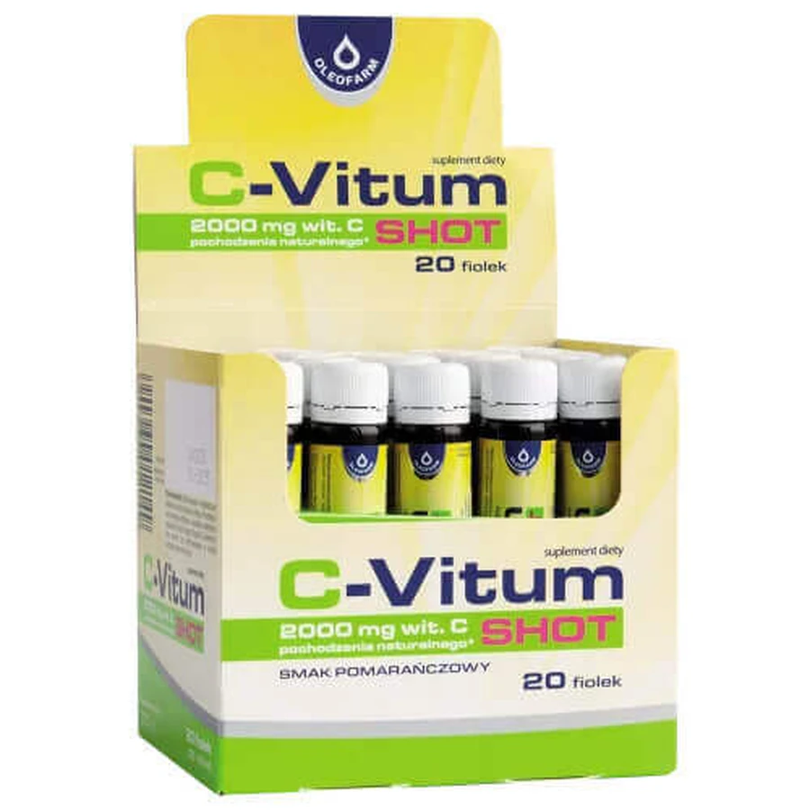 C-Vitum Shot, аромат портокале, 25 мл х 20 флаконів: ціни та характеристики