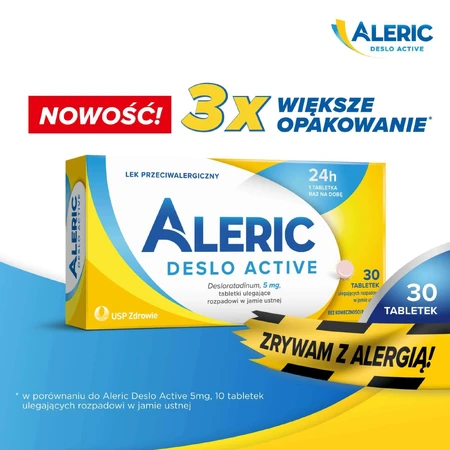 Aleric Deslo Active 5 mg, 30 comprimate cu dezintegrare orală: цены и характеристики