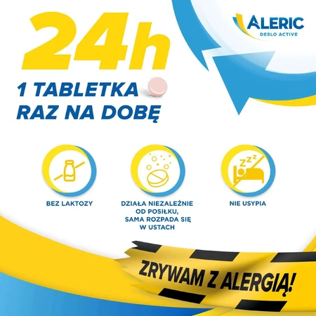 Aleric Deslo Active 5 mg, 30 comprimate cu dezintegrare orală: цены и характеристики