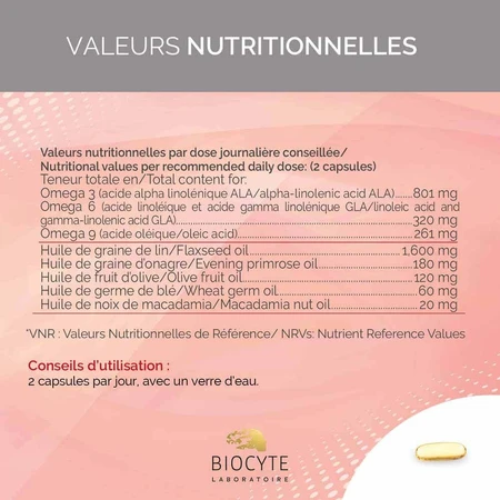Biocyte Health Omega 3, 6, 9 60 капсул: цены и характеристики