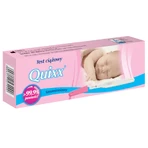 Набор Quixx, тест на беременность, потоковый, чувствительный 25 mIU/ml, 10 штук: цены и характеристики
