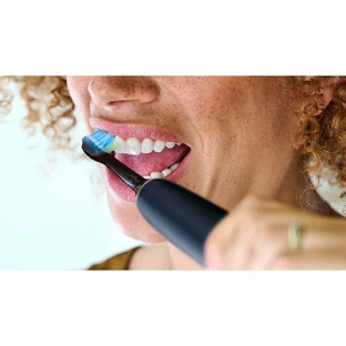 Philips, сменные насадки для звуковой зубной щетки Sonicare C3 Premium Plaque Defence, черные, 2 штуки