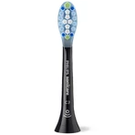 Philips, сменные насадки для звуковой зубной щетки Sonicare C3 Premium Plaque Defence, черные, 2 штуки: цены и характеристики