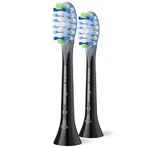 Philips, сменные насадки для звуковой зубной щетки Sonicare C3 Premium Plaque Defence, черные, 2 штуки: цены и характеристики
