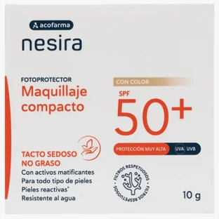Acofarma Nesira Solar SPF 50+ Makeup Compact 10 g
