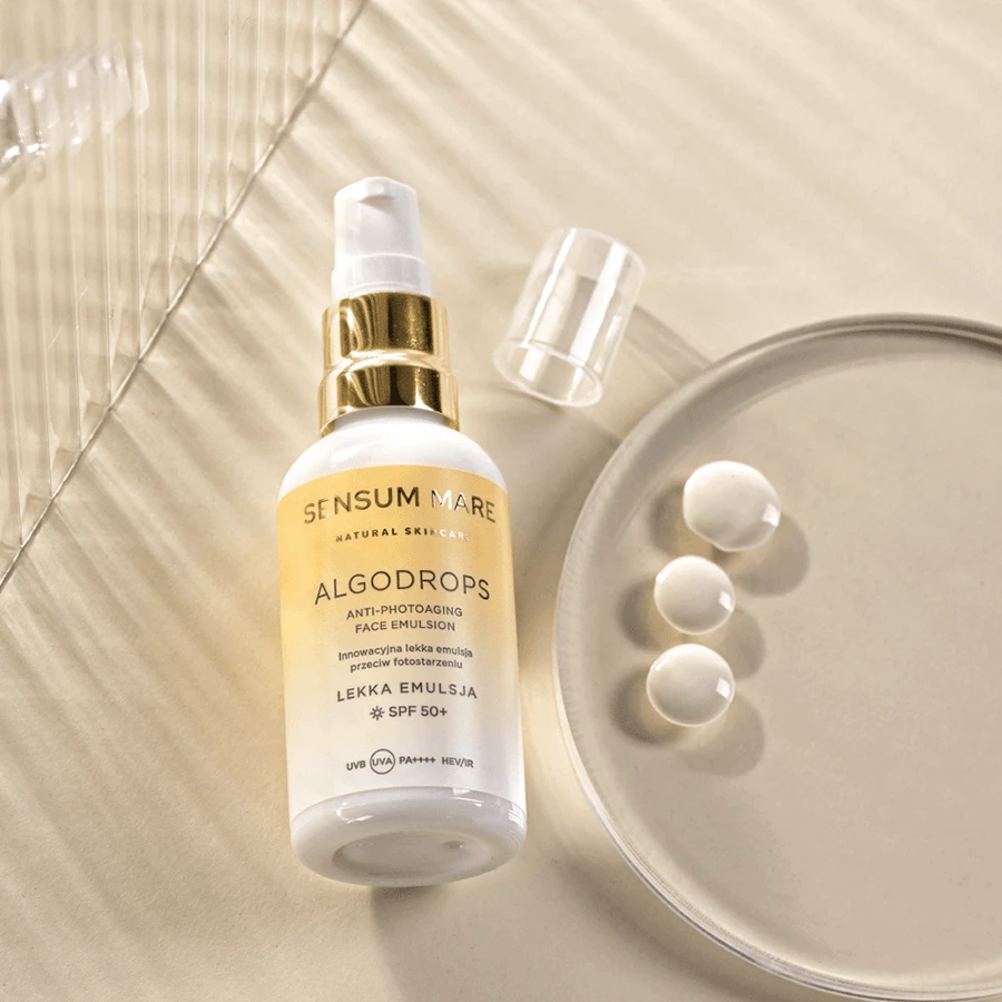 Sensum Mare Algodrops, легка антивікова емульсія, SPF 50+, 50 мл: ціни та характеристики