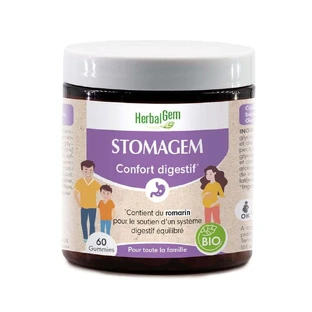 Herbalgem Stomagem Comfort Digestive Bio 60 жевательных конфет