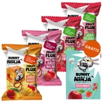 Набір Bunny Ninja Fruit Fluk, фруктові снеки, 4 х 15 г + безкоштовна розмальовка: ціни та характеристики