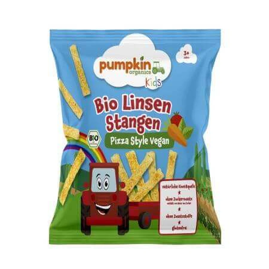Органічні палички зі смаком веганської піци, від 3 років, 30 г, Pumpkin Organics: ціни та характеристики