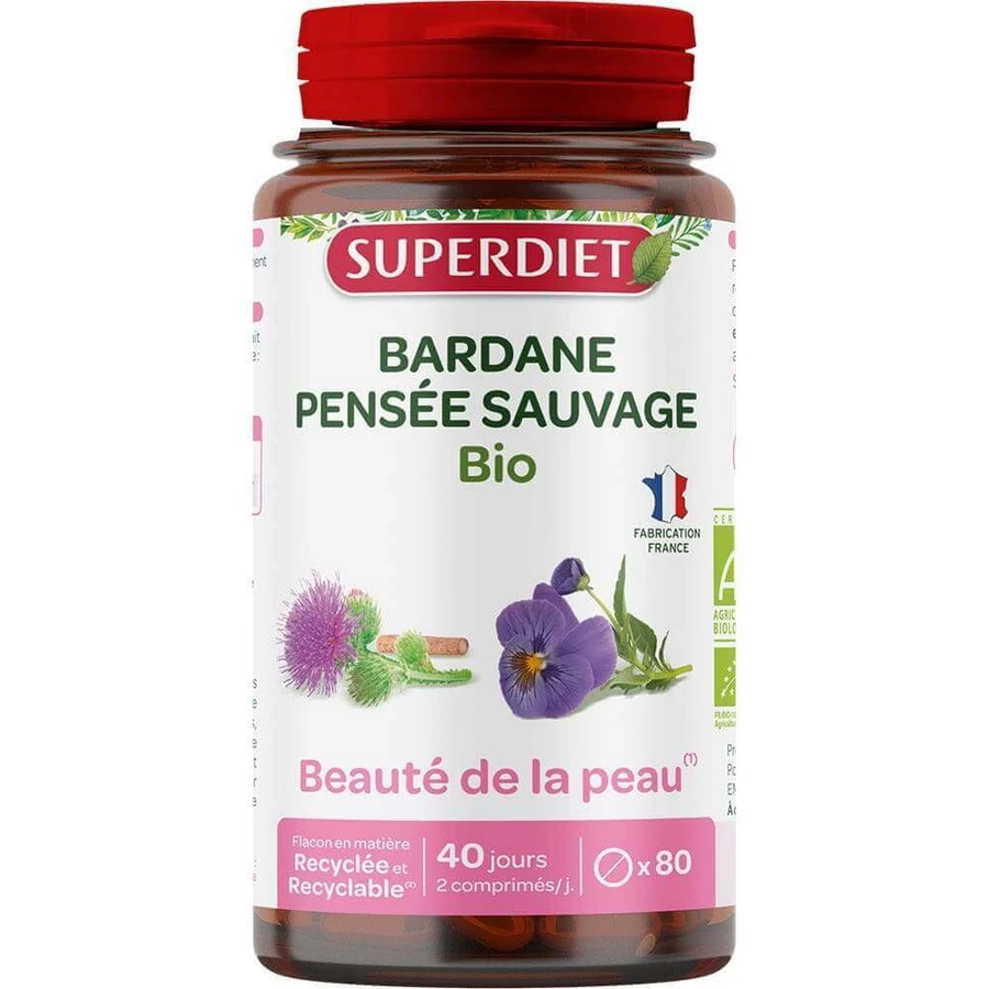 Superdiet Burdock-Wild Thought Organic 80 таблеток: цены и характеристики