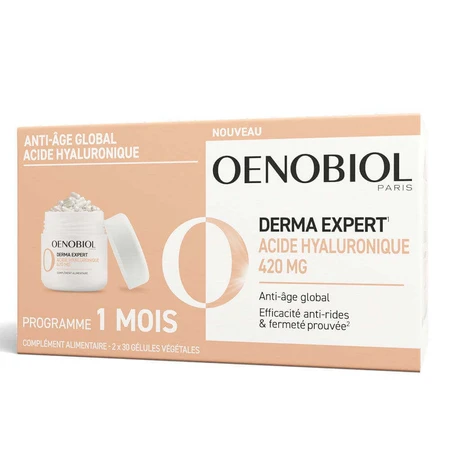 Oenobiol Derma Expert Гіалуронова кислота проти вікових зморшок 60 капсул: ціни та характеристики