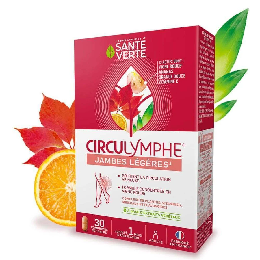 Sante Verte Circulymphe Light Legs 30 таблеток: ціни та характеристики