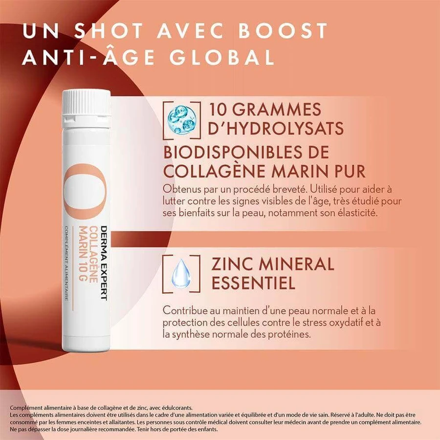 Oenobiol Derma Expert Marine Collagen Anti-Ageing Wrinkles 10 Shots: цены и характеристики