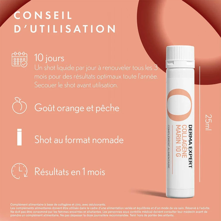 Oenobiol Derma Expert Marine Collagen Anti-Ageing Wrinkles 10 Shots: цены и характеристики