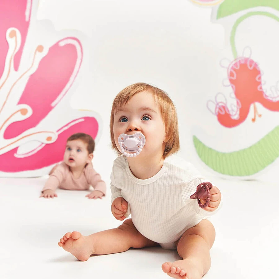 Luu Kids, соска-пустушка, позиціонуюча, силіконова, Чорничний коктейль, від 6 місяців, 1 шт.: ціни та характеристики