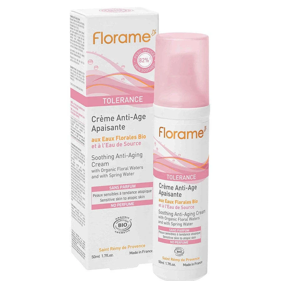 Florame Organic успокаивающий антивозрастной крем 50 мл: цены и характеристики