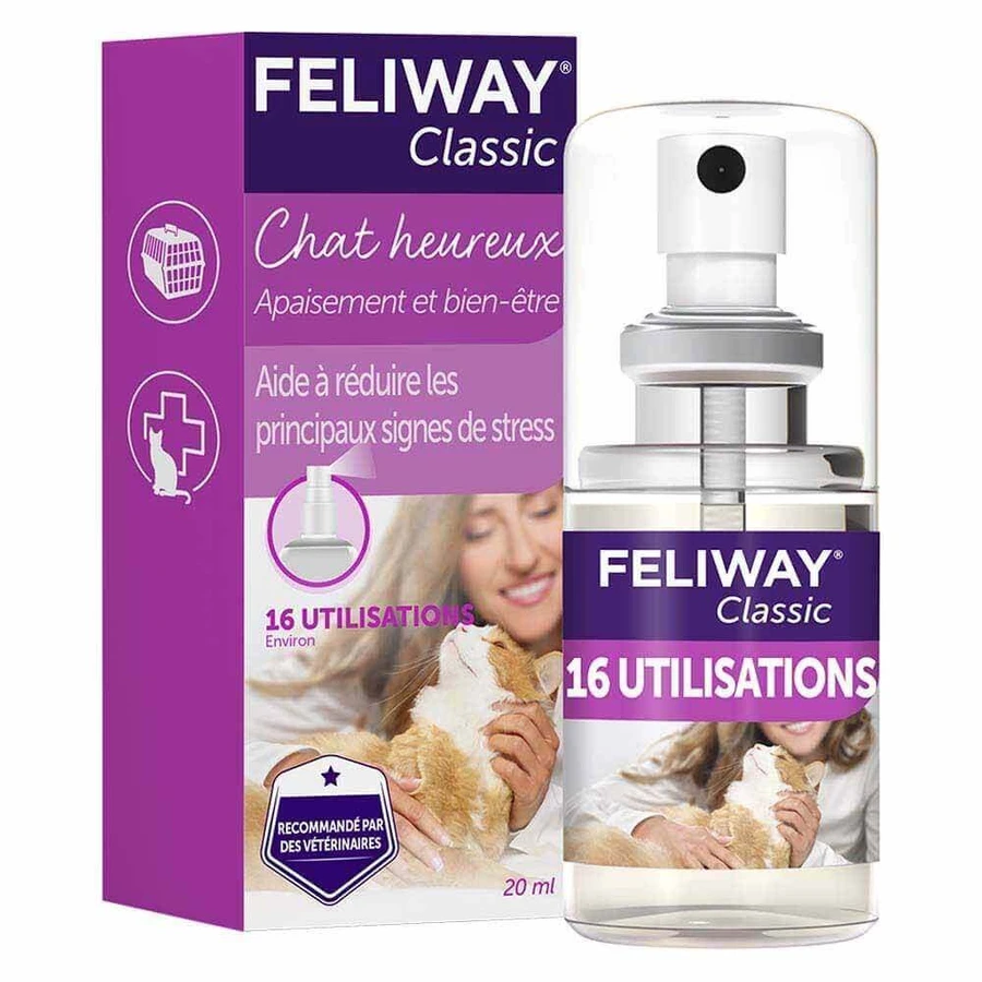 Feliway Классический спрей от стресса для кошек Чат 20 мл: цены и характеристики