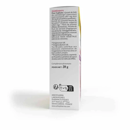 Arkopharma Cys-Control Добробут сечовипускання 60 капсул: ціни та характеристики