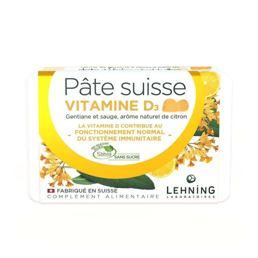 Гумка Lehning Swiss Vitamins D3 x40: ціни та характеристики