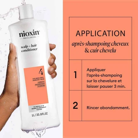 Nioxin System 4 Кондиционер для окрашенных/сухих/поврежденных волос и усиленного выпадения 1 л: цены и характеристики