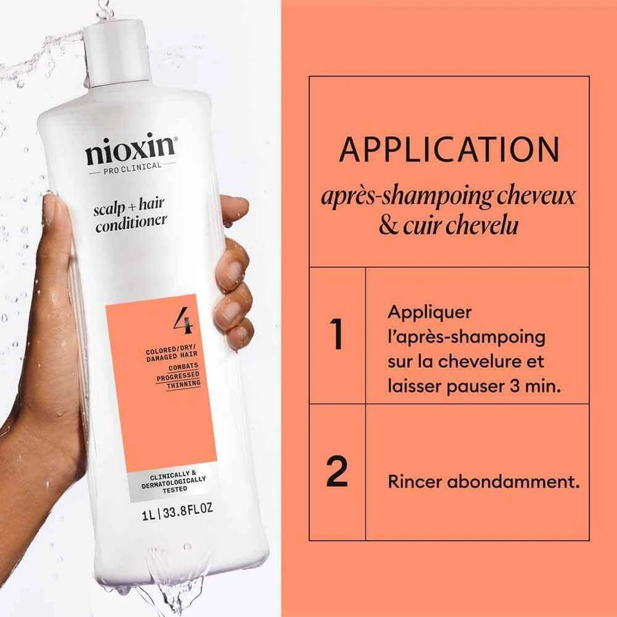 Nioxin System 4 Кондиционер для окрашенных/сухих/поврежденных волос и усиленного выпадения 1 л: цены и характеристики