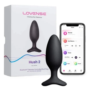 Lovense Hush 2, анальна пробка з керуванням через додаток, S