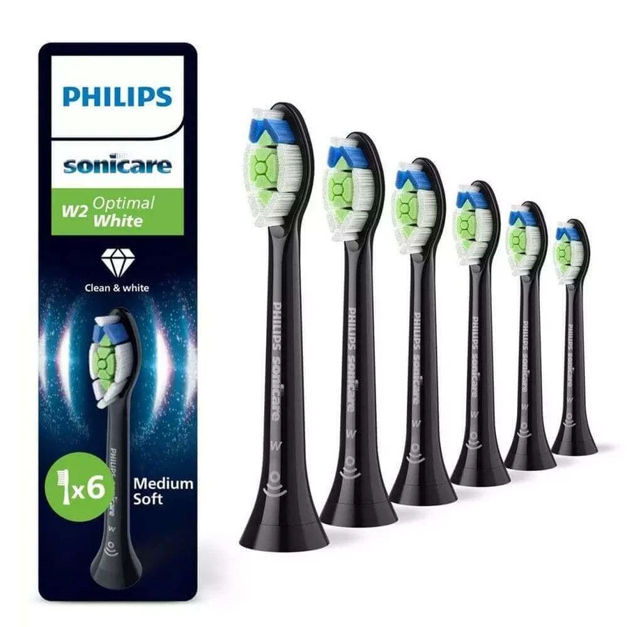 Насадки для зубних щіток Philips Sonicare Optimal White W2 HX6066/88 x6: ціни та характеристики