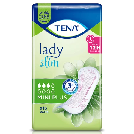 Набір Tena Lady Slim, спеціалізовані гігієнічні рушники, Mini Plus, 6 x 16 шт.: ціни та характеристики