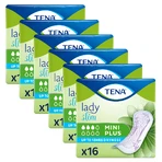 Набір Tena Lady Slim, спеціалізовані гігієнічні рушники, Mini Plus, 6 x 16 шт.: ціни та характеристики
