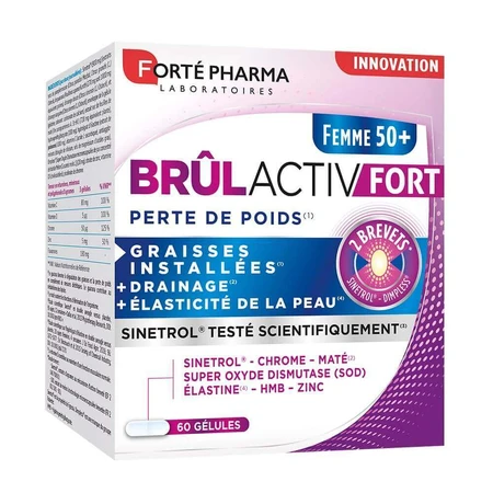 Forté Pharma БрулАктив Форт Жироспалювач для жінок 50 років і старше Сильний 60 капсул: ціни та характеристики