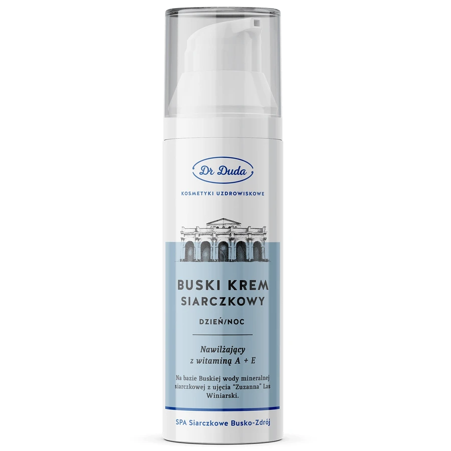 Dr Duda Buski Siarczkowy Krem Airless, зволожуючий крем для обличчя, день і ніч, 75 г: ціни та характеристики