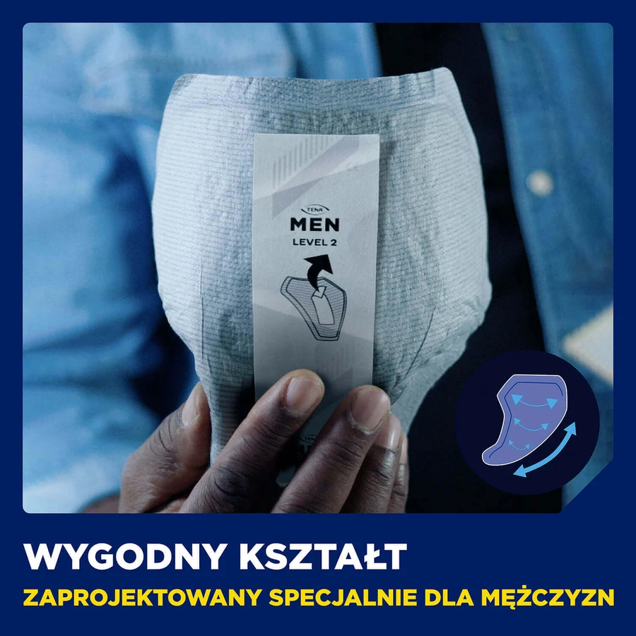 Набір Tena Men Active Fit, tălpi anatomice pentru bărbați, Nivel 1, 2 x 24 bucăți: ціни та характеристики