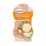 Babybio Каша манная на коровьем молоке с цветами апельсина с 6 месяцев и старше 225г