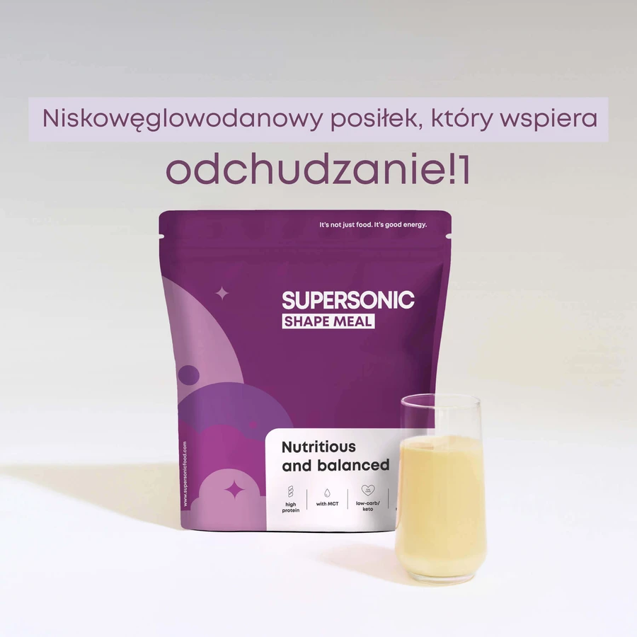 Supersonic Shape Meal, аромат ванілі, 780 г: ціни та характеристики
