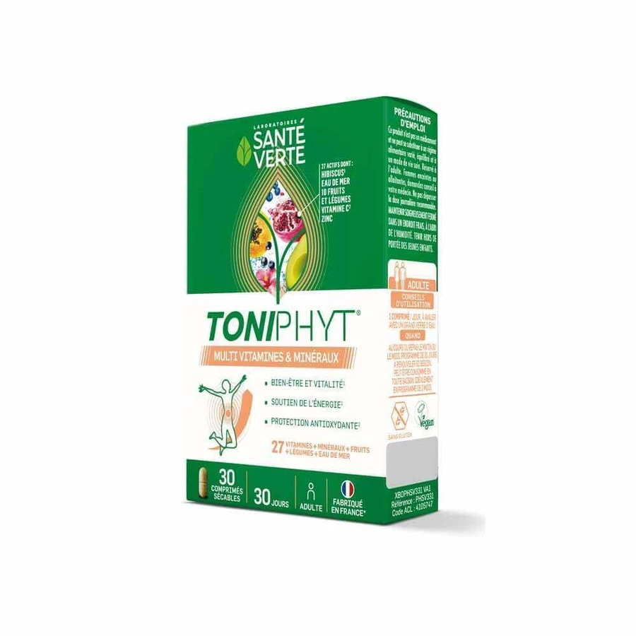 Sante Verte Тонифит Мультивитамины и минералы 30 таблеток: цены и характеристики