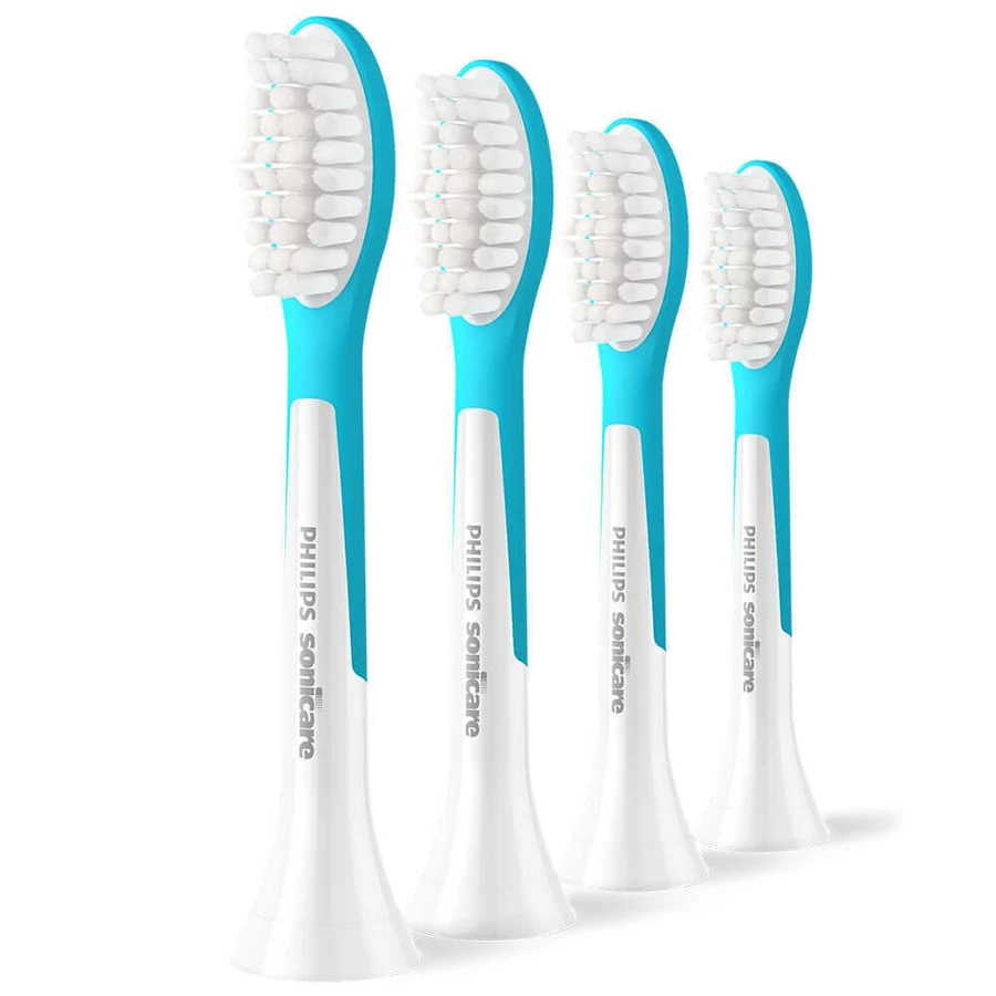 Philips, сменные насадки для звуковой зубной щетки Sonicare For Kids 7+, от 7 лет, 4 штуки: цены и характеристики