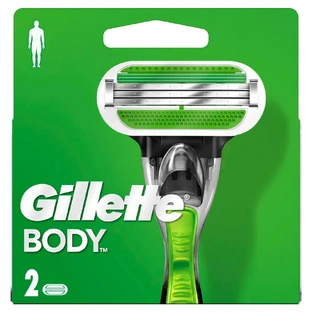 Змінні бритвені леза Gillette Body Replacement, 2 шт.