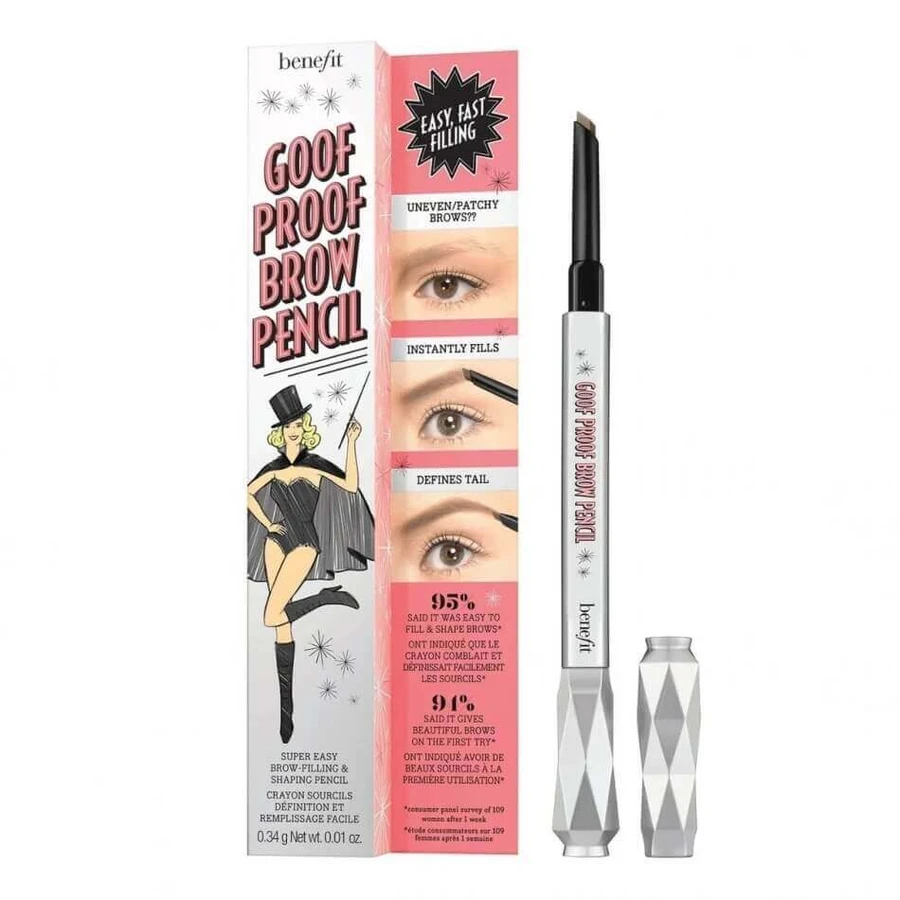Creion pentru sprâncene Benefit Goof Proof 3.75 Теплий середньо-коричневий, 0,34 г: ціни та характеристики