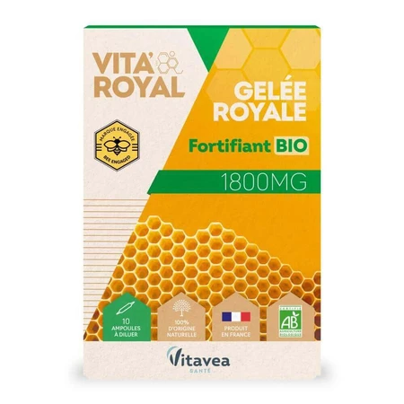 Vitavea Santé Vita'Royal Organic Royal Jelly Fortifiant 10 ампул: цены и характеристики