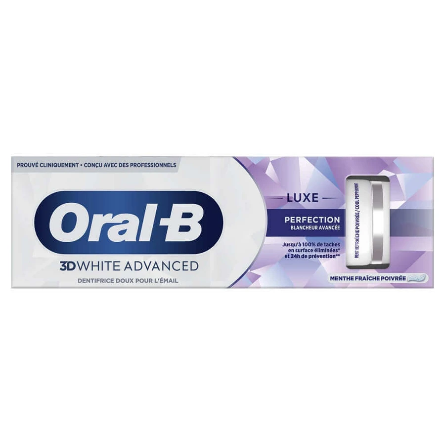 Oral-B 3D White Advanced Whitening Perfection Зубная паста 75 мл: цены и характеристики
