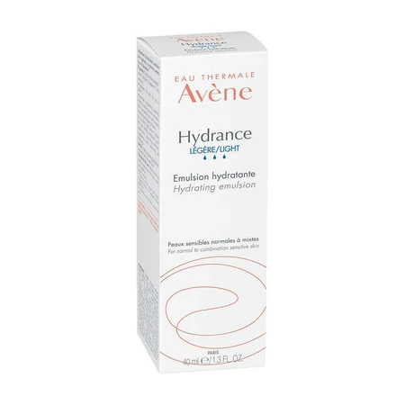 Avène Hydrance Легка емульсія для чутливої шкіри від нормальної до комбінованої - 40 мл: ціни та характеристики