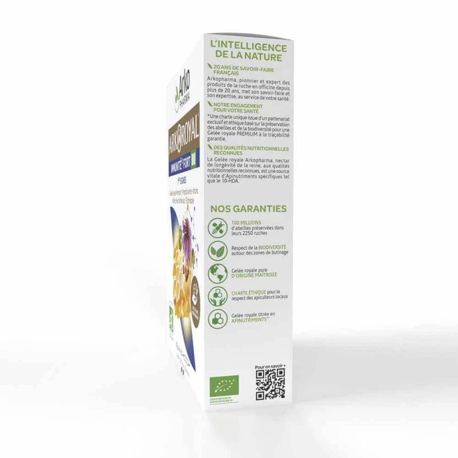 Arkopharma Arkoroyal Immune Defences Fort Bio Royal Jelly, Propolis 20 ампул: цены и характеристики