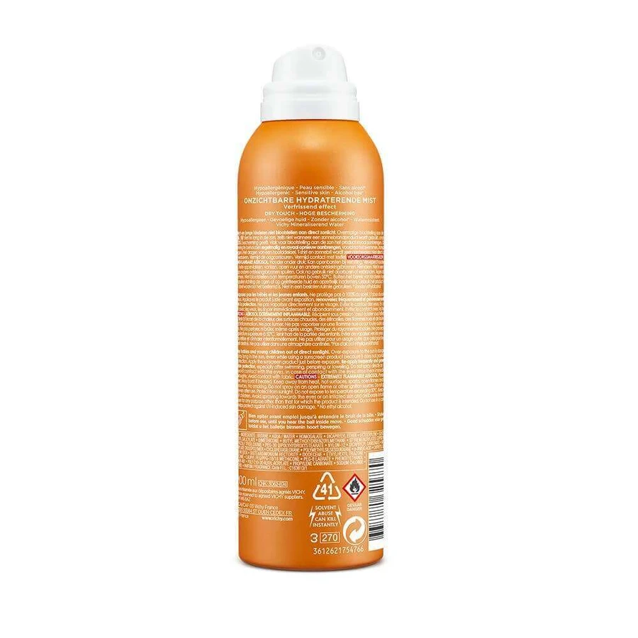 Vichy Capital Soleil Солнцезащитный невидимый увлажняющий спрей Spf50 200 мл: цены и характеристики