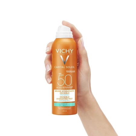Vichy Capital Soleil Солнцезащитный невидимый увлажняющий спрей Spf50 200 мл: цены и характеристики