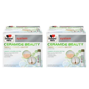 Набір Doppelherz System Ceramide Beauty, аромат манго та маракуї, 2 x 30 ампул