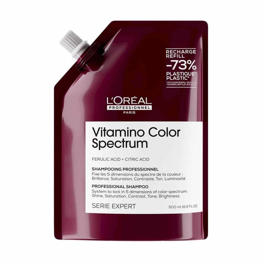 L'Oréal Professionnel Vitamino Color Spectrum Eco-Recharge Защитный шампунь для окрашенных волос 500 мл: цены и характеристики
