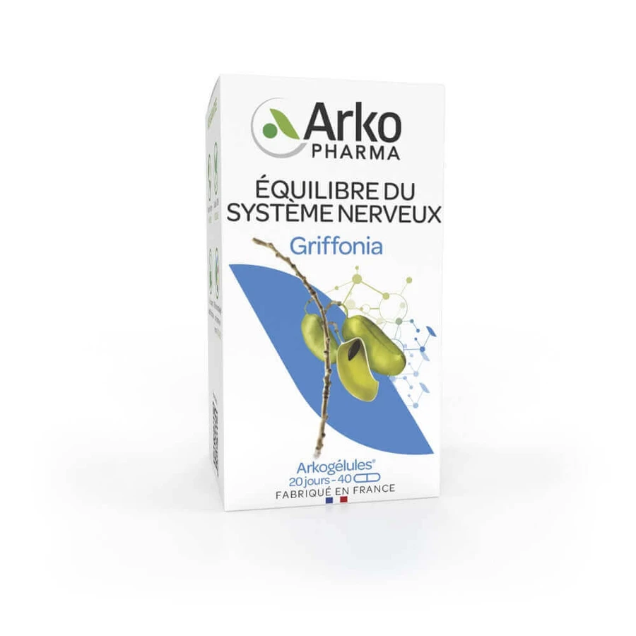 Arkopharma Arkocapsule Griffonia - балансировка нервной системы 40 капсул: цены и характеристики