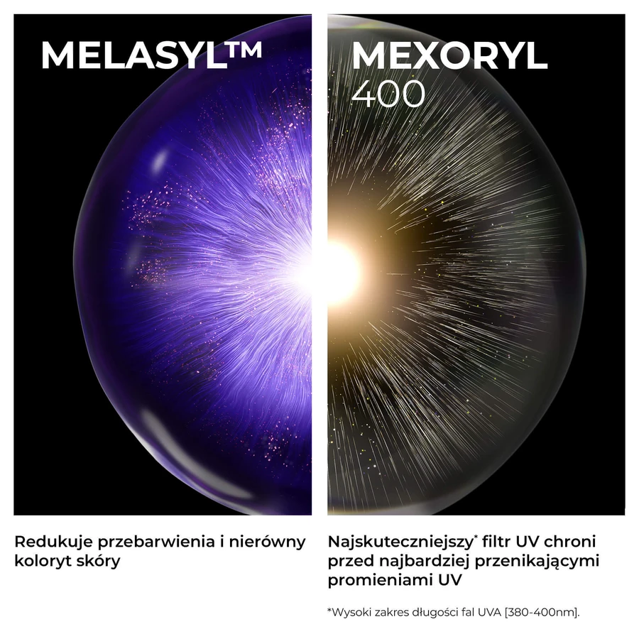 La Roche-Posay Anthelios UVMUNE400, флюїд проти пігментації з меласилом, SPF 50+, 50 мл + косметичка безкоштовно: ціни та характеристики